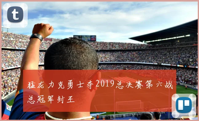 猛龙力克勇士夺2019总决赛第六战总冠军封王